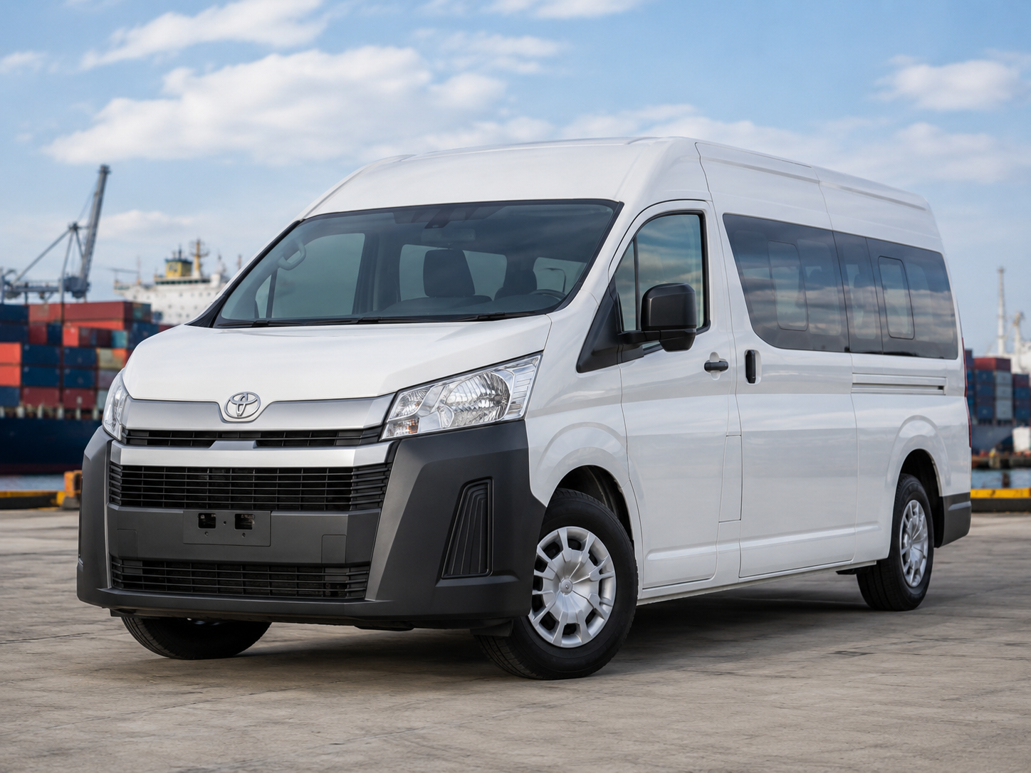 Toyota Hiace van for export from Japan